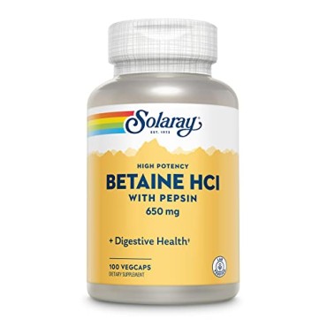 Solaray HCL with Pepsin - B003YMCALI
