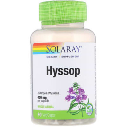 Solaray Hyssop Whole Aerial