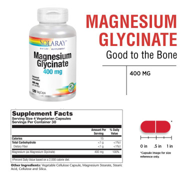 Solaray Magnesium Glycinate - B000Z1GLJI