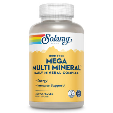 Solaray Mega Multi Mineral Iron Free - B00H4GSUD2