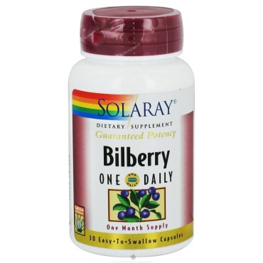 Solaray One Daily Bilberry Berry Extract - B00014DXRW