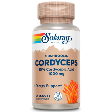 Solaray Organically Grown Fermented Cordyceps - B06XP722TW