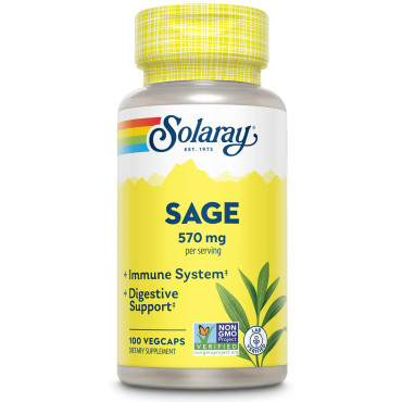 Solaray Organically Grown Sage - B0029QM8WG
