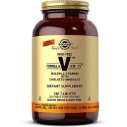 Solgar Formula V VM-75 Multiple Vitamins with Chelated Minerals Iron Free - B0006LB7FU