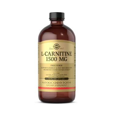 Solgar L-Carnitine Natural Lemon Flavor - B00540F1SC