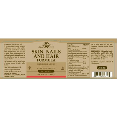 Solgar, Skin, Nails & Hair, Advanced MSM Formula - B000GJN8KY