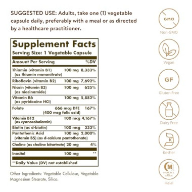Solgar Vitamin B-Complex "100" - B000RZQNV8