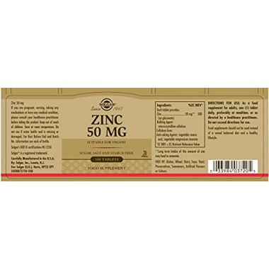 Solgar Zinc - B000A6LUC6