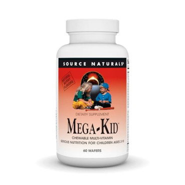 Source Naturals Mega-Kid Chewable Multi-Vitamin - B0002PUCCE