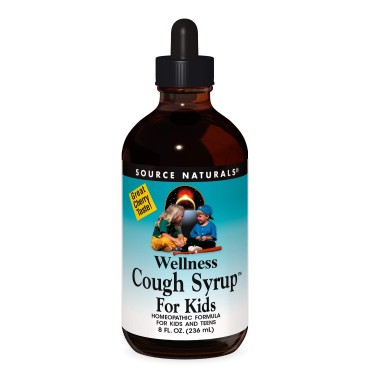 Source Naturals Wellness Cough Syrup For Kids Great Cherry Taste - B001DOOTEU