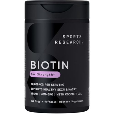 Sports Research Biotin with Organic Coconut Oil - B00T56FQAE