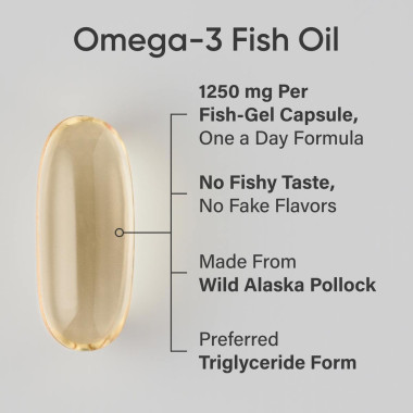 Sports Research Omega-3 Fish Oil Triple Strength Triglyceride Form - B01BTBZWBU