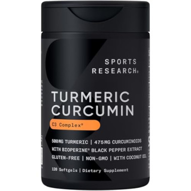 Sports Research Turmeric Curcumin C3 Complex - B00A39MPNI