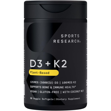 Sports Research Vitamin K2 + D3 - B07255MPRN