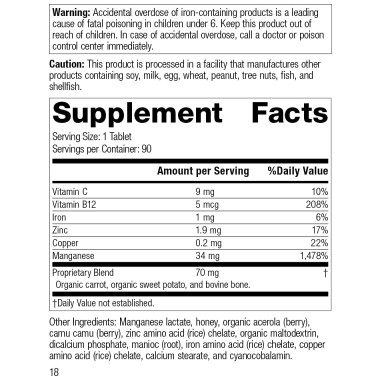 Standard Process Manganese B12 Dietary Supplement - B00AEJ4BDY
