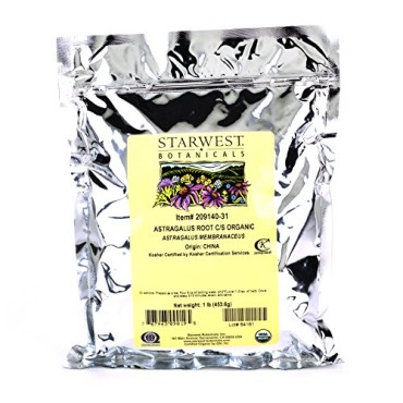 Starwest Botanicals Organic Astragalus Root C/S - B00ZDO76XM