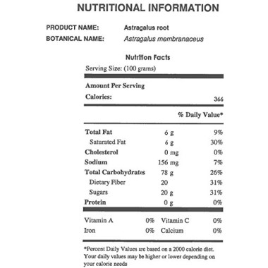 Starwest Botanicals Organic Astragalus Root C/S - B00ZDO76XM