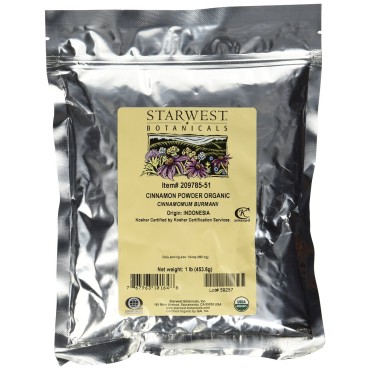 Starwest Botanicals Organic Cinnamon Powder - B00ZGCCTDI