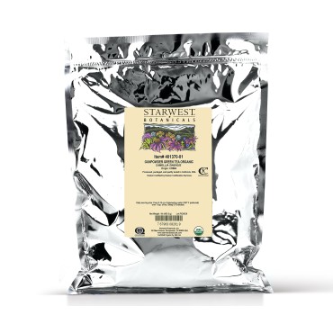 Starwest Botanicals Organic Gunpowder Green Tea - B003AYEHXE