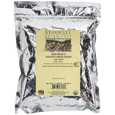 Starwest Botanicals Rosehips Powder Organic - B00ZAVF7UW