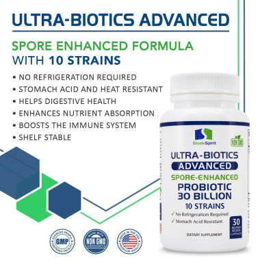 Steele Spirit High Potency Probiotics Supplement - B016DMW9MK