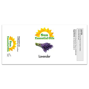 Sun Essential Oils Lavender Essential Oil - B00P6V0PPS