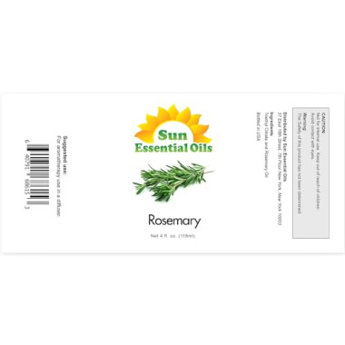 Sun Essential Oils Rosemary Oil - B00R8GX6UU