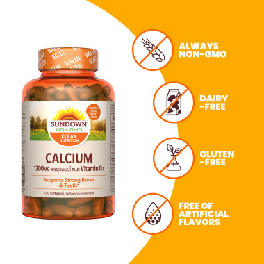 Sundown Naturals Calcium 1200 Plus Vitamin D3 1000 IU - B001KYS0IE
