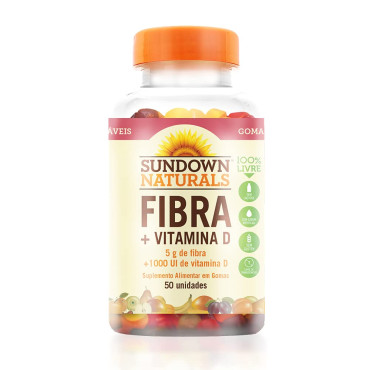 Sundown Naturals Fiber Gummies with Vitamin D3 - B00CX7FZSA
