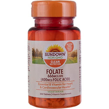 Sundown Naturals Folic Acid 800 Mcg - B00IW60IFQ