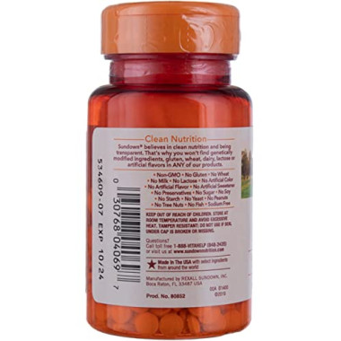 Sundown Naturals Folic Acid 800 Mcg - B00IW60IFQ