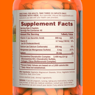 Sundown Naturals Glucosamine Chondroitin Double Strength - B000PT7EIW