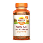 Sundown Naturals Omega 3-6-9 Flax, Fish & Borage Oils - B000PT5DZ8