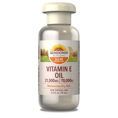 Sundown Naturals Vitamin E Oil - B00121PZZG