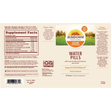 Sundown Naturals Water Pills - B0019D30MM