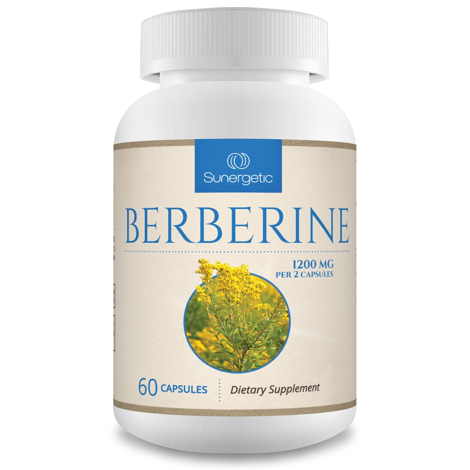 Sunergetic Berberine GMO Free, HCL Extract Formula