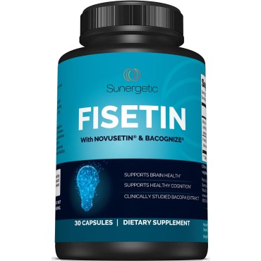 Sunergetic Powerful Fetin with Novusetin to Support Healthy Aging and Brain Health - B07W7VGLGT