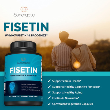 Sunergetic Powerful Fetin with Novusetin to Support Healthy Aging and Brain Health - B07W7VGLGT