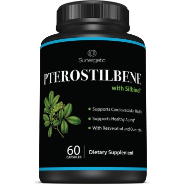 Sunergetic Pterostilbene Supports Cardiovascular Health - B072JHWSBN