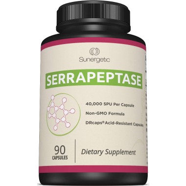 Sunergetic Serrapeptase  Enzyme Formula - B01DO9HDQ2