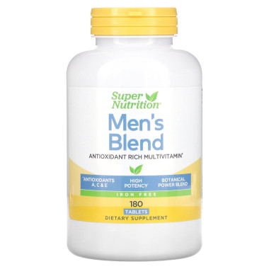 Super Nutrition Men's Blend Antioxidant Rich Multivitamin Iron Free - B00028PHQW