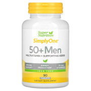 Super Nutrition SimplyOne 50+ Men Triple Power Multivitamins - B003O1S6G2