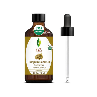 SVA Organics Pumpkin Seed Oil 100% Pure and Natural - B07MCKSNZQ