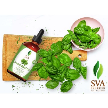 SVA Organics Sweet Basil Oil - B07N8XW62L