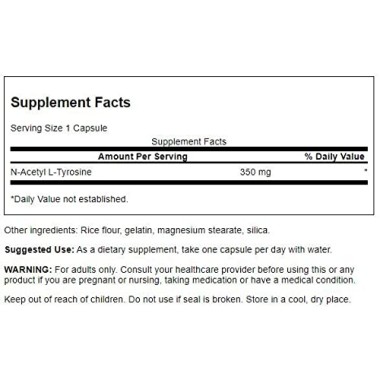 Swanson Amino Acid N-Acetyl L-Tyrosine - B0060KGZJ4