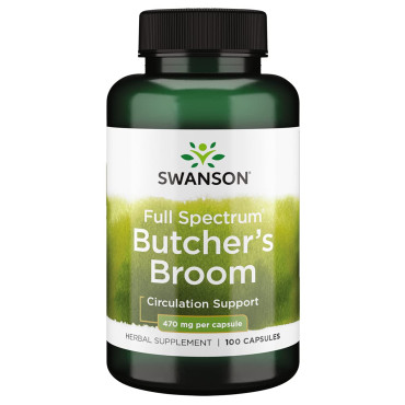 Swanson Butcher's Broom Herbal Supplement - B00068U470