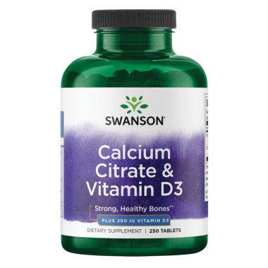 Swanson Calcium Citrate & Vitamin D - B00068UAKG
