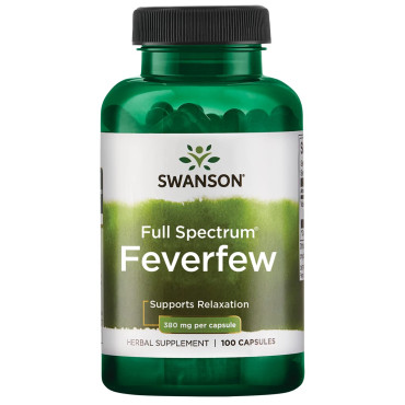 Swanson Feverfew Herbal Supplement - B00IM56K0O