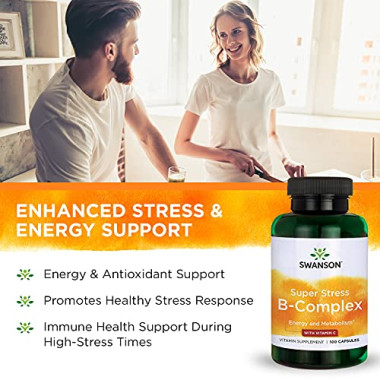 Swanson Super Stress Vitamin B-Complex - B07F8ZGS8T