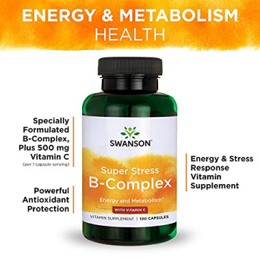 Swanson Super Stress Vitamin B-Complex - B07F8ZGS8T